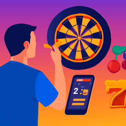 8999bet Dart throw before target board